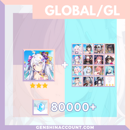 Blue Archive Azusa (Swimsuit) META 3-Star Pyroxene Limited Starter Account ( Global )