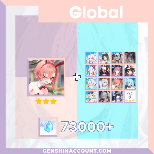 Blue Archive Neru (Bunny Girl) META 3-Star Pyroxene Limited Starter Account ( Global )