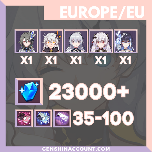 Honkai Impact 3rd Lone Planetfarer Starter Account ( Europe )