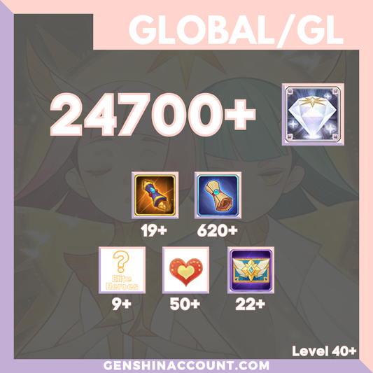 AFK Arena Diamonds Starter Account - Selection 2  ( Global )