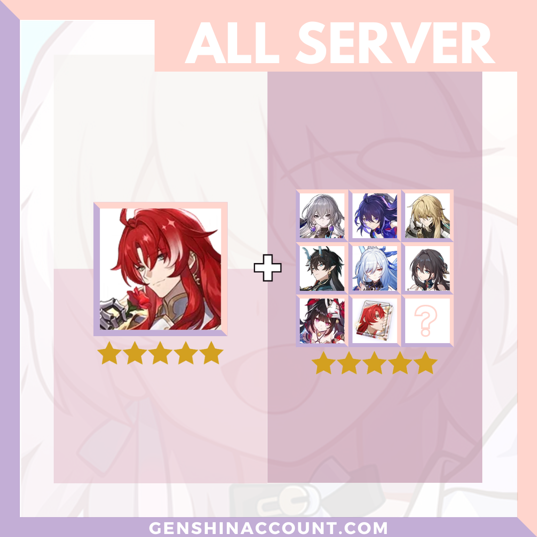 Honkai: Star Rail Argenti HSR Starter Account ( America | Europe | Asia )