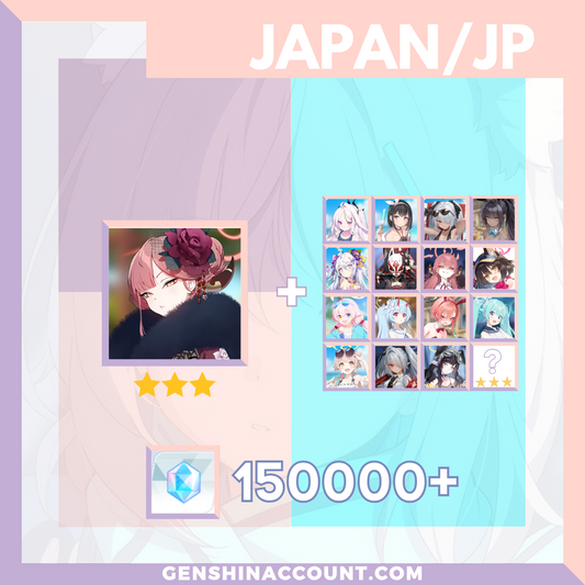 Blue Archive Aru (New Year) META 3-Star Pyroxene Limited Starter Account ( Japan )
