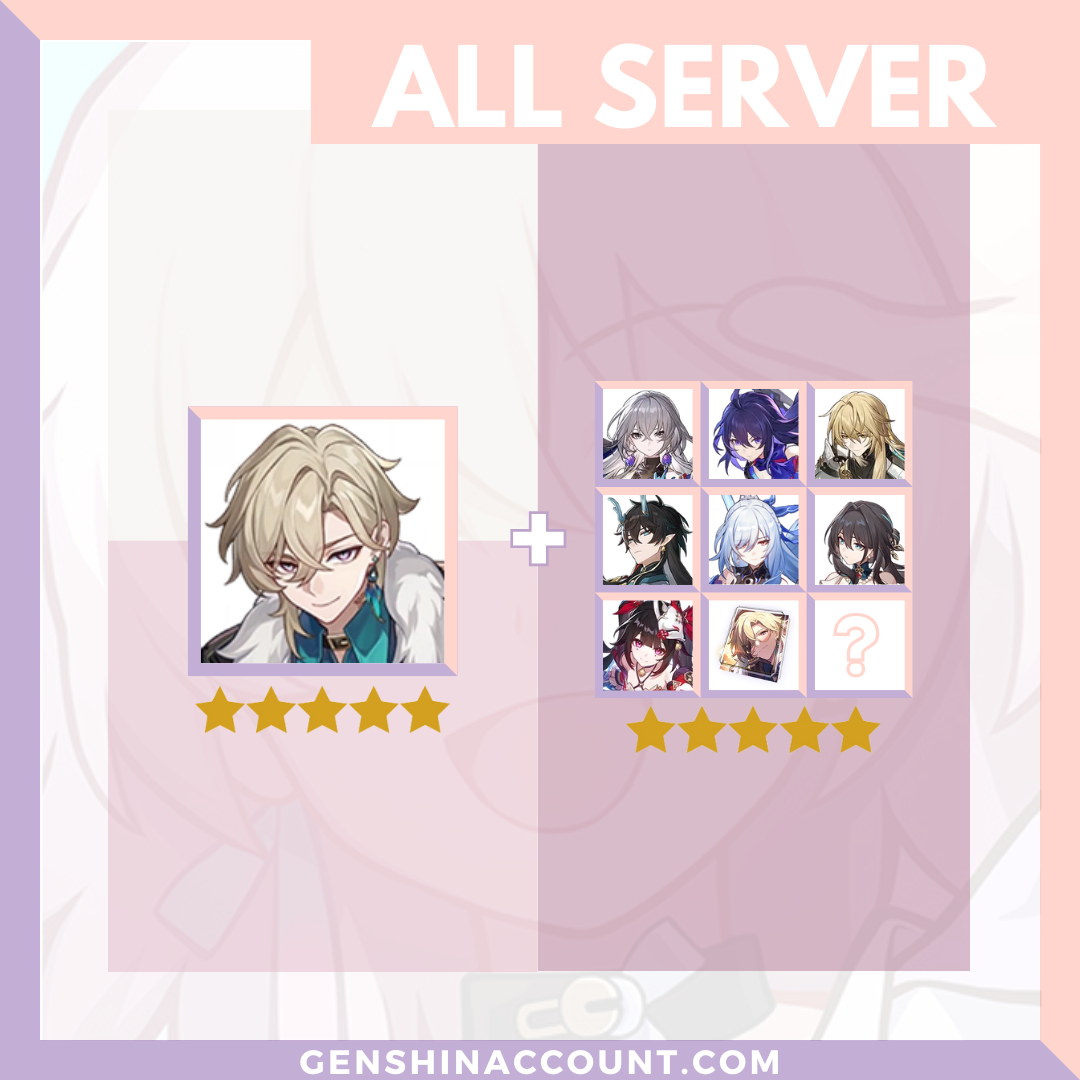 Honkai: Star Rail Aventurine HSR Starter Account ( America | Europe | Asia )