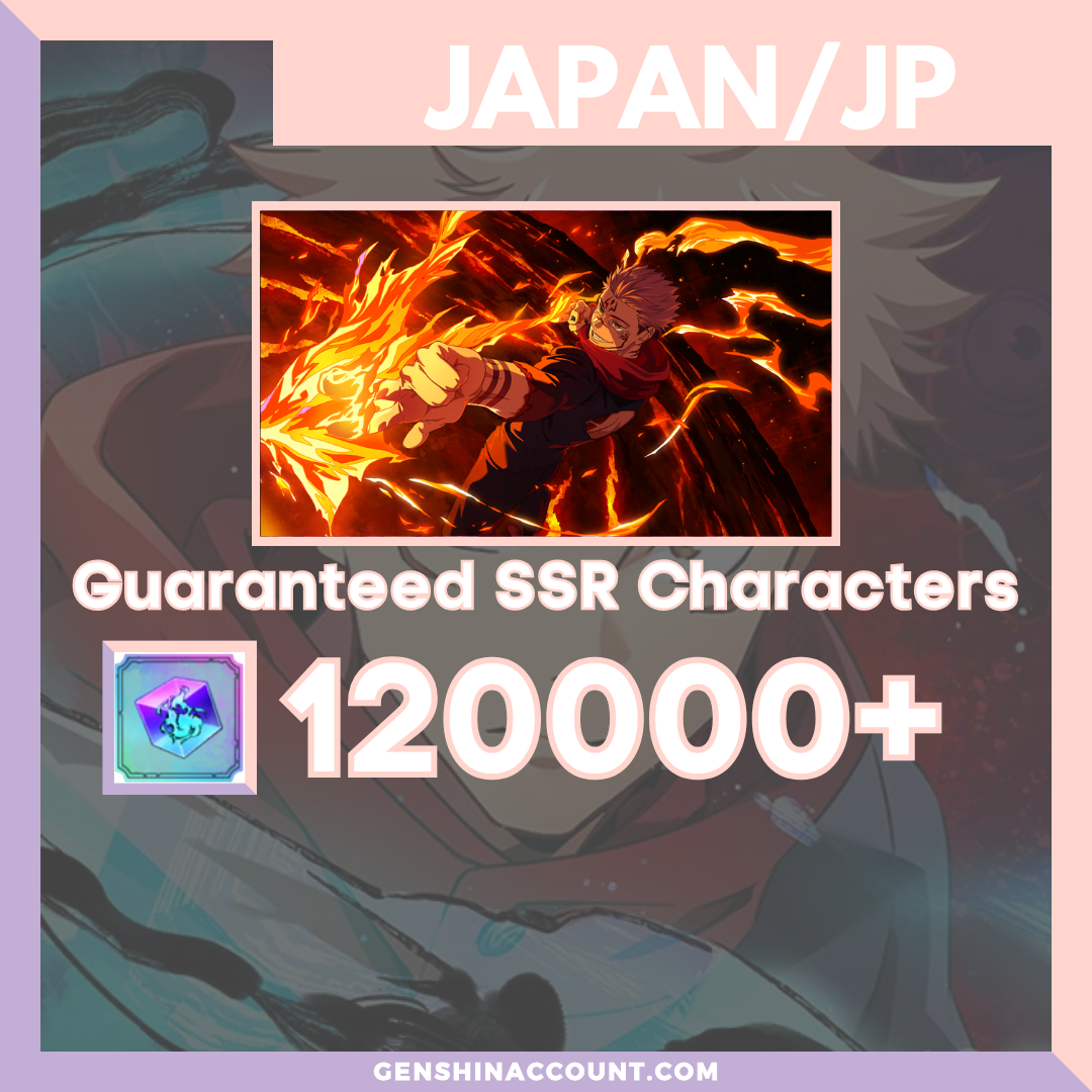 Jujutsu Kaisen Phantom Parade (Battle of firepower) Ryomen Sukuna Starter Account ( Japan )