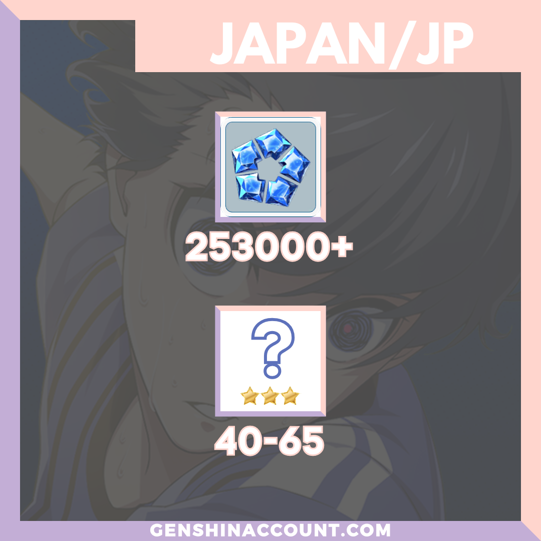 BLUE LOCK Project: World Champion Crystals Starter Account - Selection 1  ( Japan )