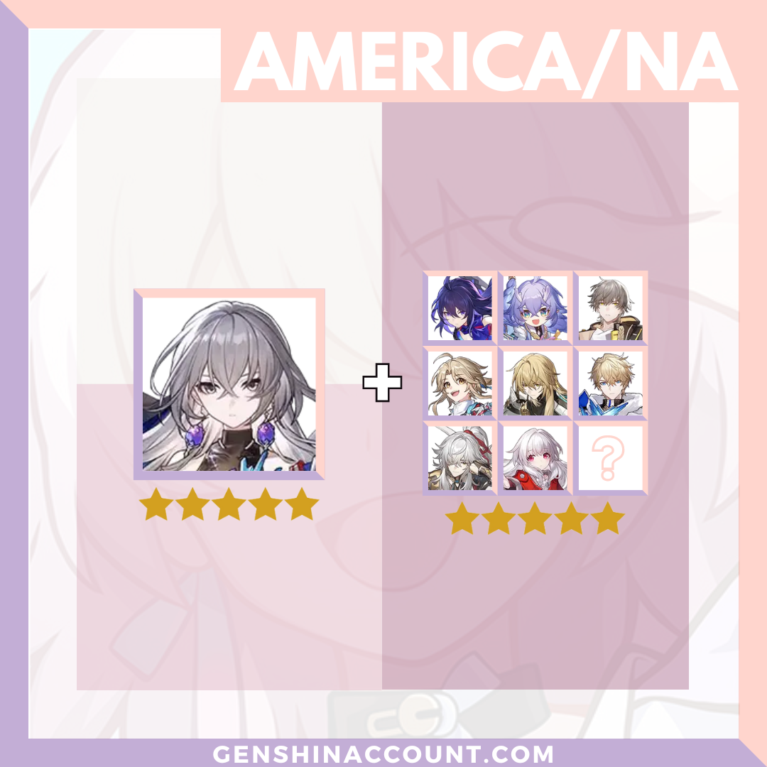 Honkai: Star Rail Bronya HSR Starter Account ( America | Europe | Asia )