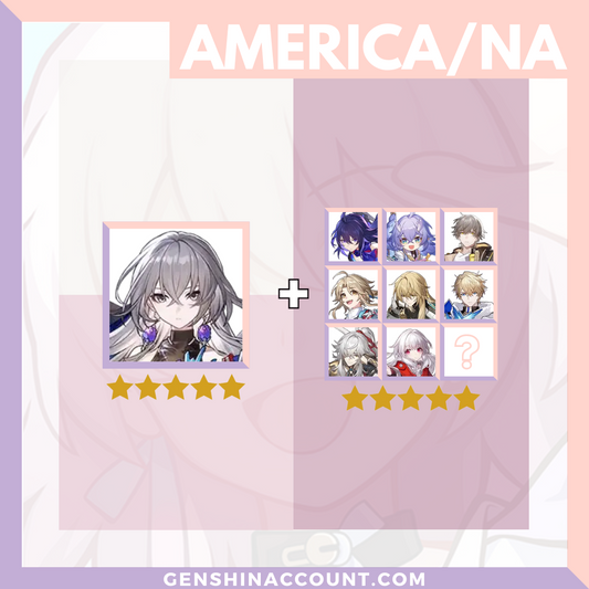 Honkai: Star Rail Bronya HSR Starter Account ( America | Europe | Asia )