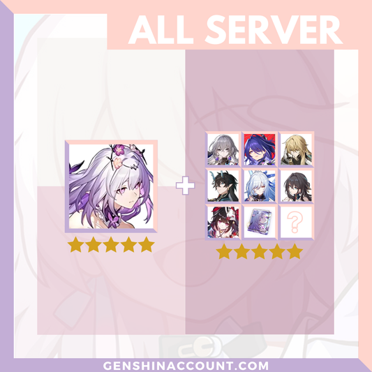 Honkai: Star Rail Castorice HSR Starter Account ( America | Europe | Asia )