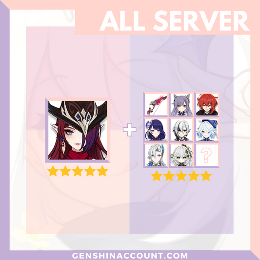 Genshin Impact Chasca Account ( America | Europe | Asia )