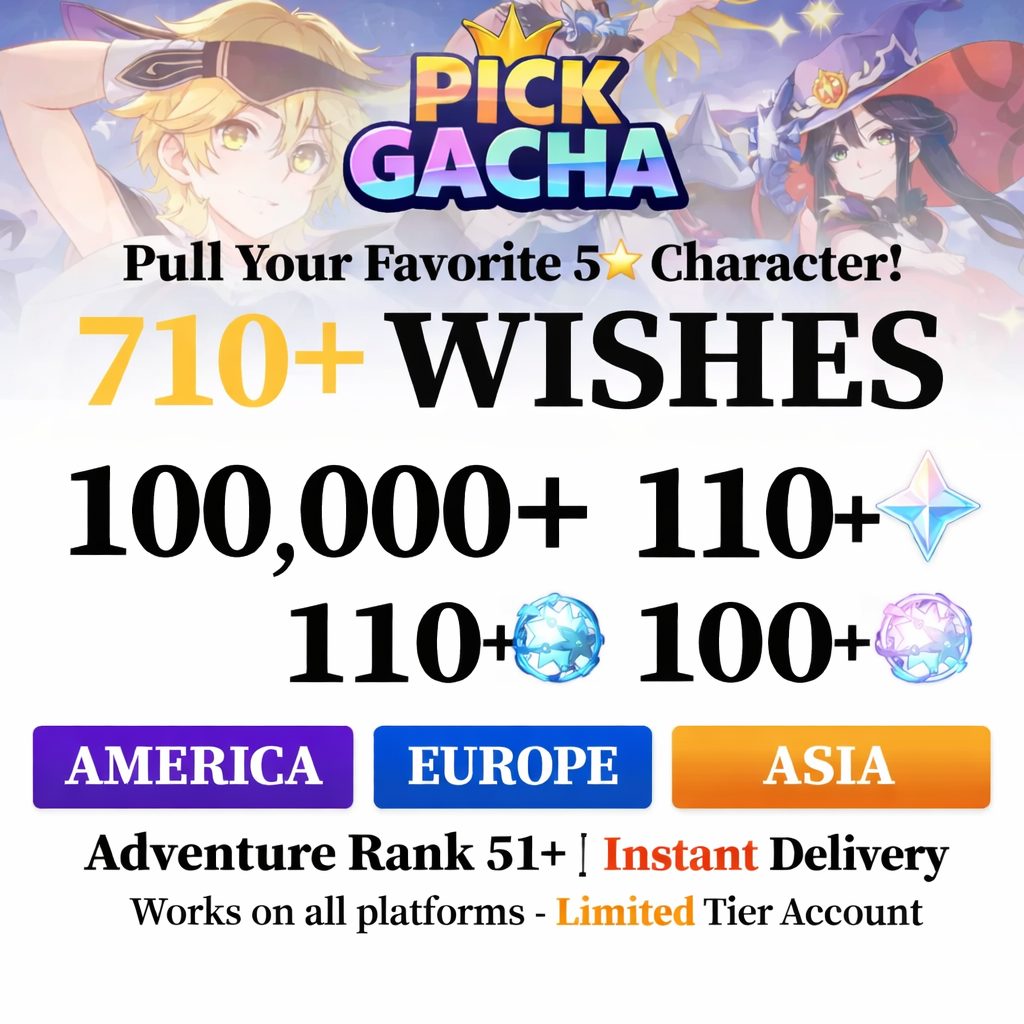 Genshin Impact Reroll Account – Limited