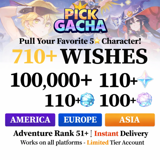 Genshin Impact Reroll Account – Limited
