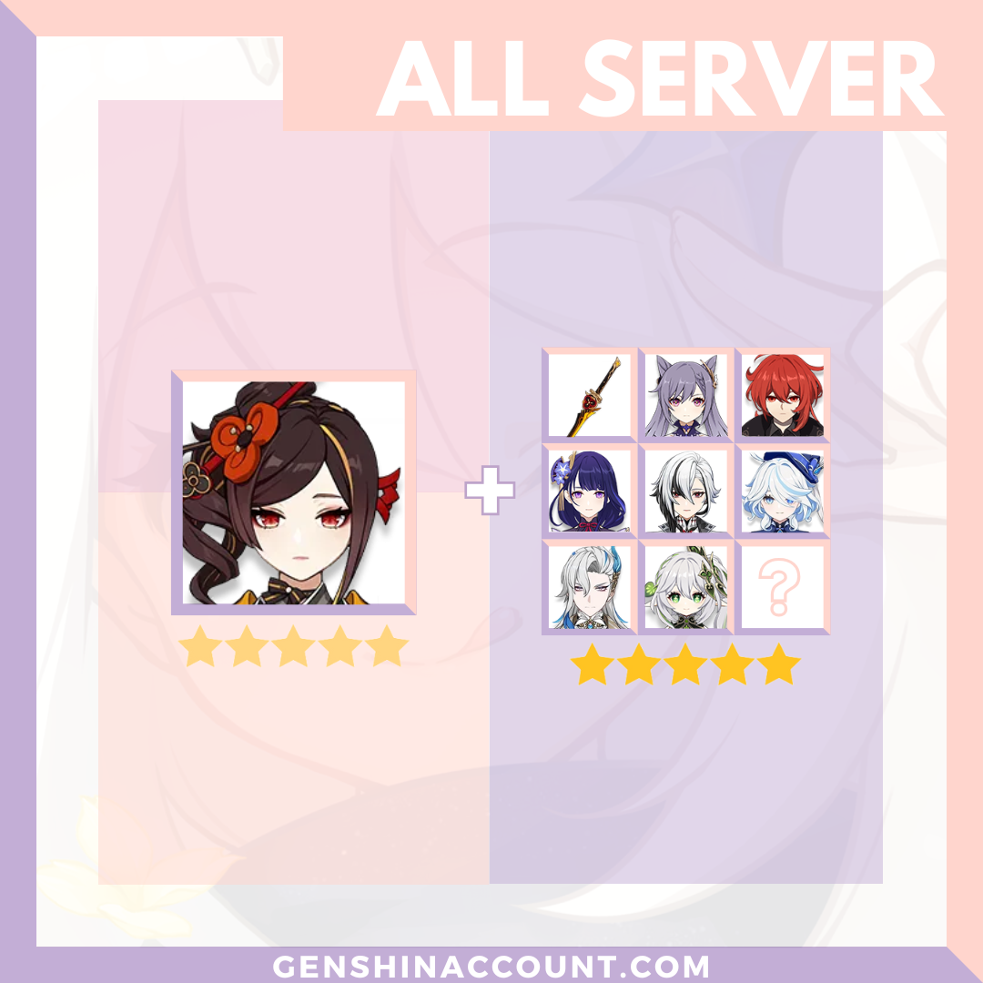 Genshin Impact Chiori Account ( America | Europe | Asia )