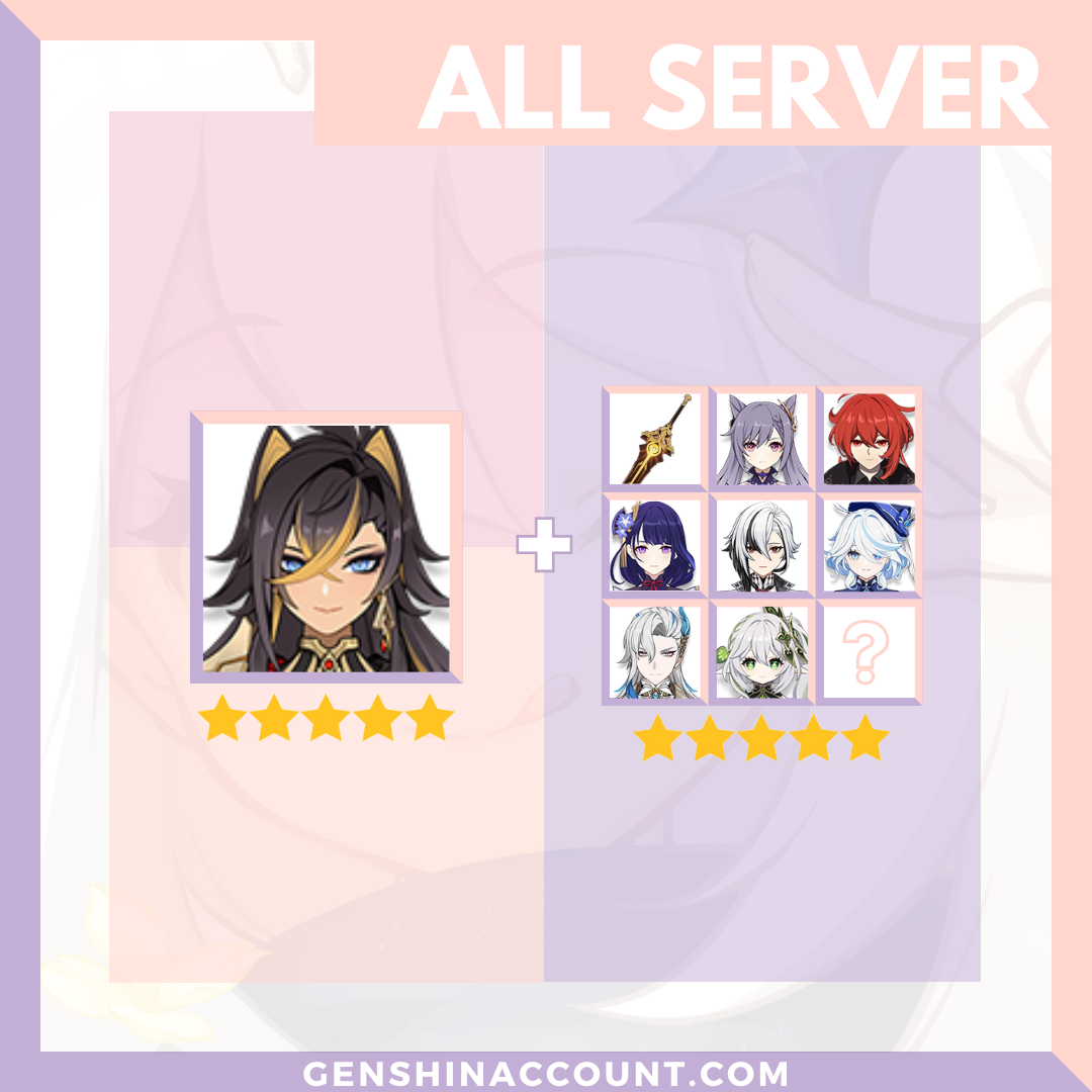 Genshin Impact Dehya Account ( America | Europe | Asia )