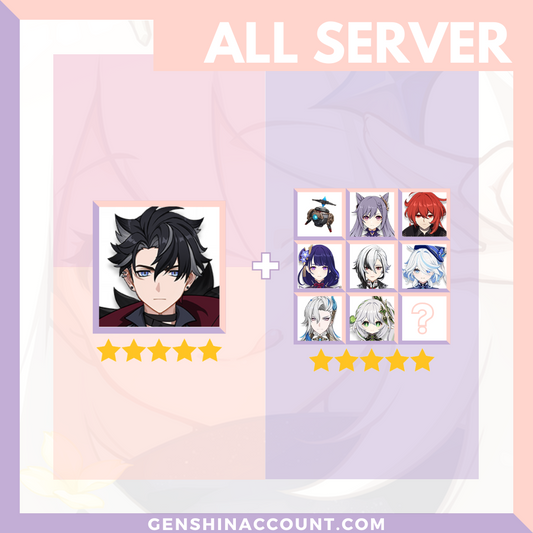 Genshin Impact Wriothesley Account ( America | Europe | Asia )