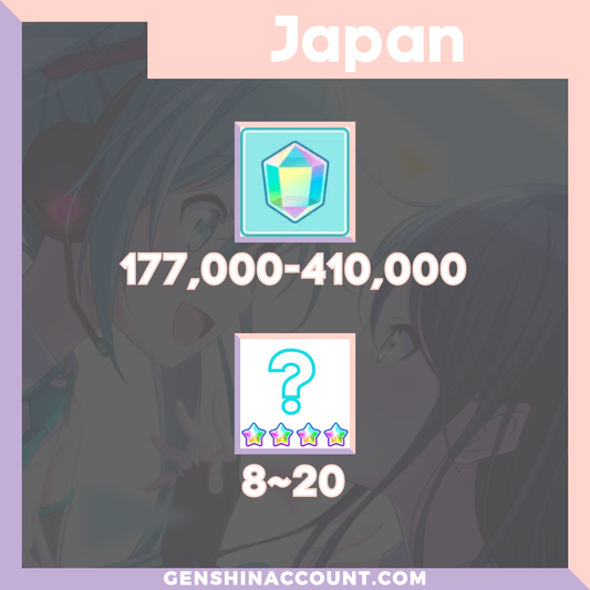 Project Sekai Colorful Stage Feat. Hatsune Miku Starter Account - Selection 4 ( Japan )