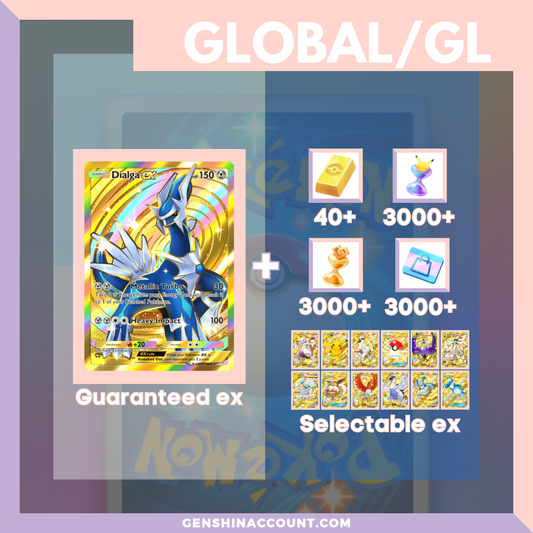 Pokémon TCG Pocket Dialga EX Starter Account ( Global )