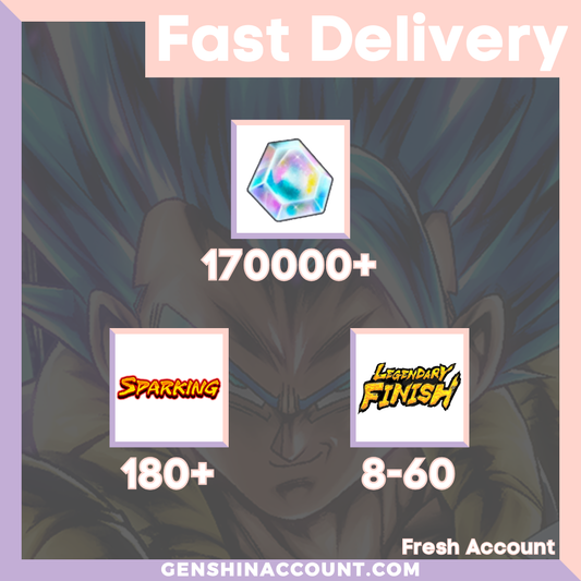 DRAGON BALL LEGENDS - Fresh Starter Account ( Global | iOS )