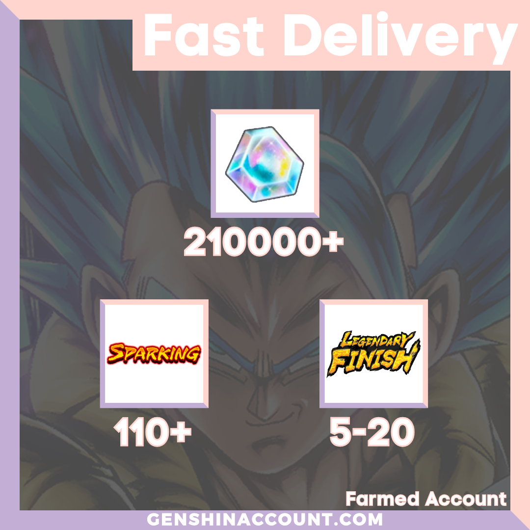DRAGON BALL LEGENDS - Farmed Starter Account ( Global | Android )