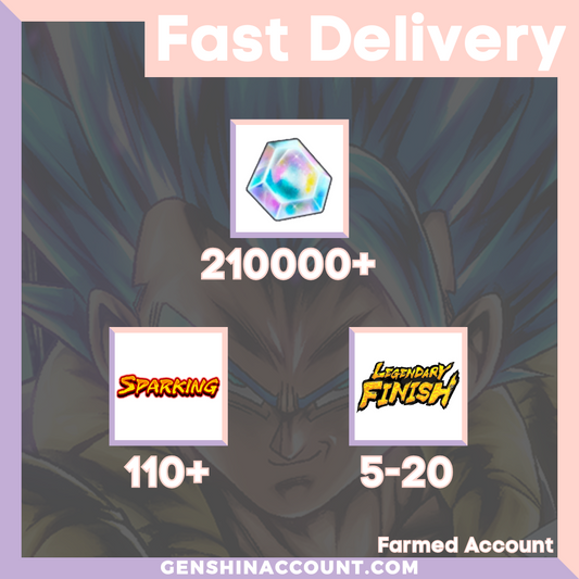 DRAGON BALL LEGENDS - Farmed Starter Account ( Global | Android )