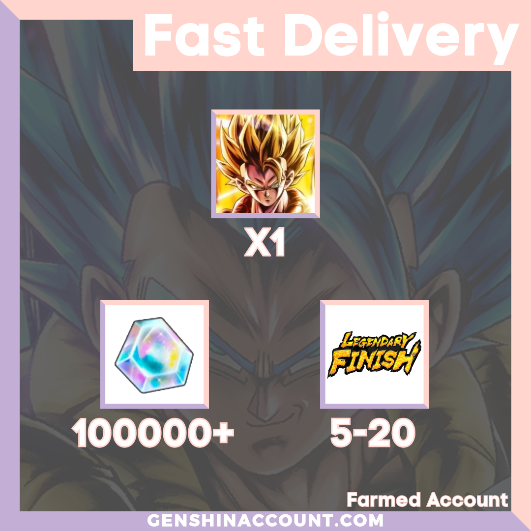 DRAGON BALL LEGENDS - UL Super Gogeta (Blue) Farmed Starter Account ( Global | Android | iOS)