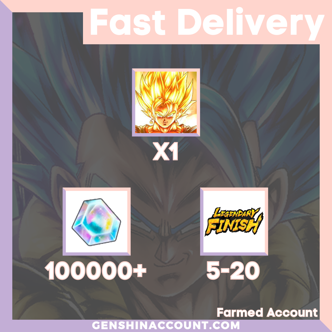 DRAGON BALL LEGENDS - UL Super Vegito (Yellow) Farmed Starter Account ( Global | Android | iOS)