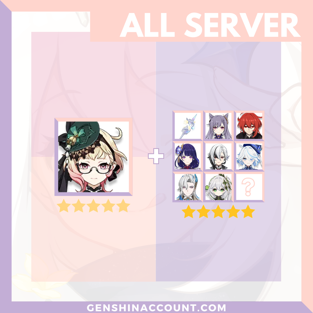 Genshin Impact Emilie Account ( America | Europe | Asia )