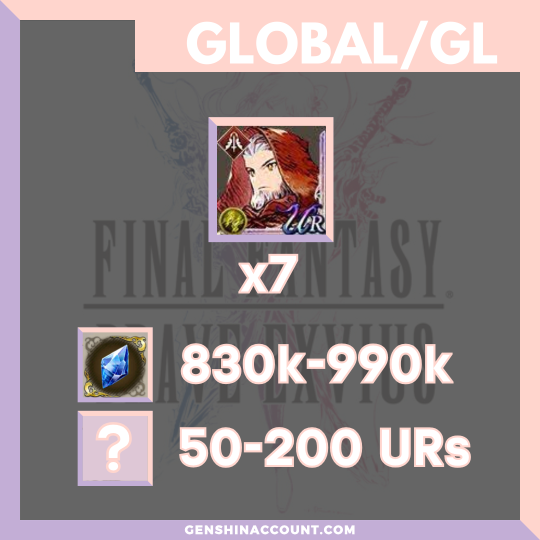 FFBE WAR OF THE VISIONS Starter Account - Orlandeau (Global)