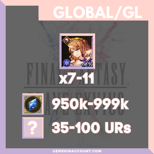 FFBE WAR OF THE VISIONS Starter Account - Mediena (Global)