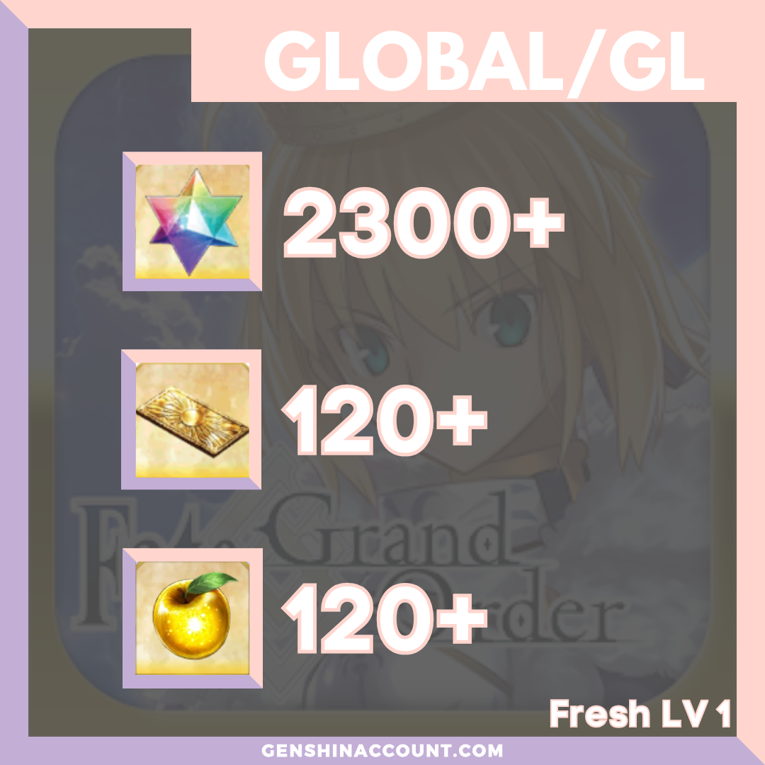 FGO Fate/Grand Order Farmed Starter Account ( NA/English )