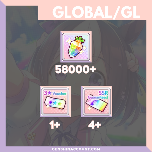 Uma Musume Pretty Derby Reroll Starter Account ( Global )