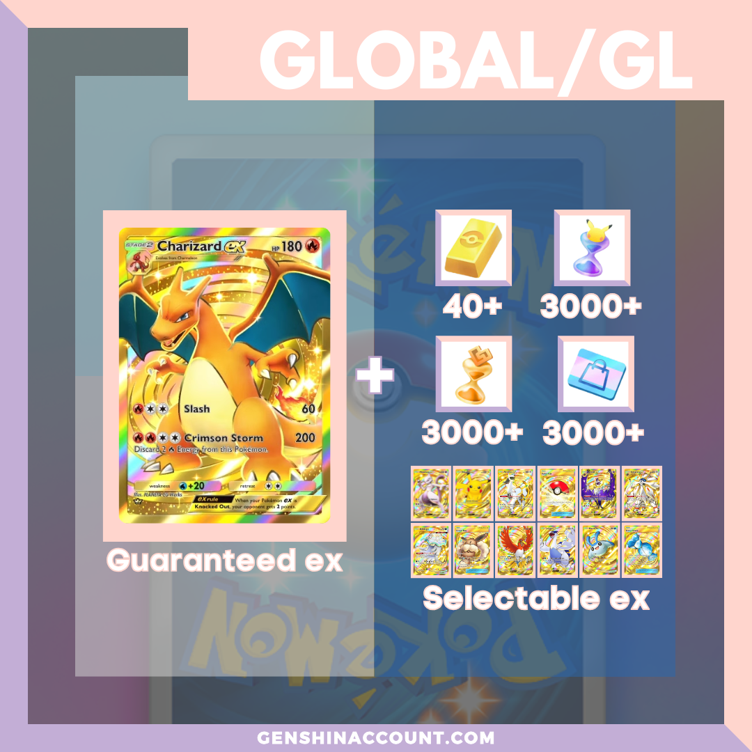 Pokémon TCG Pocket Charizard EX Starter Account ( Global )