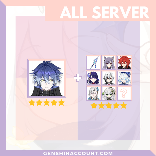 Genshin Impact Flins Account ( America | Europe | Asia )
