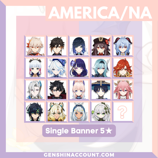 Genshin Impact Single Banner Account ( America )