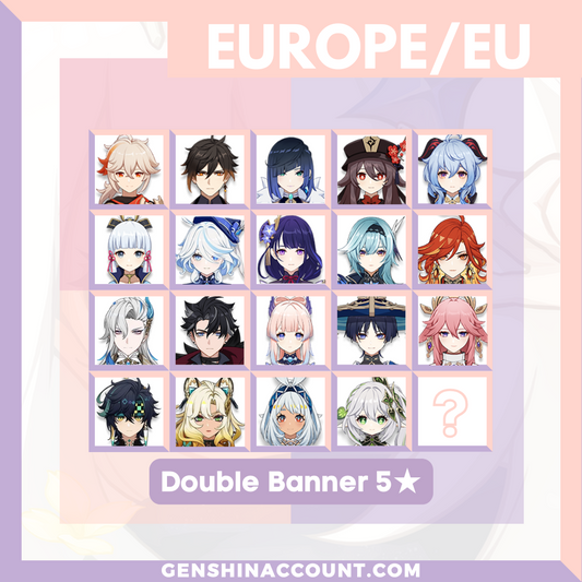 Genshin Impact Double Banner Account ( Europe )