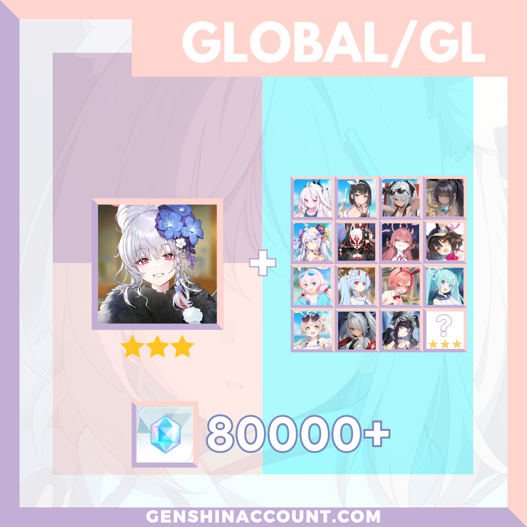 Blue Archive Haruna (New Year) META 3-Star Pyroxene Limited Starter Account ( Global )