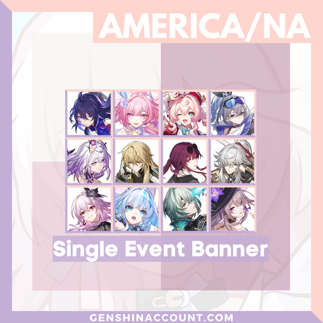 Honkai: Star Rail Banner HSR Starter Account ( America )