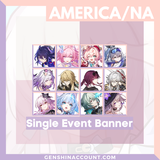 Honkai: Star Rail Banner HSR Starter Account ( America )