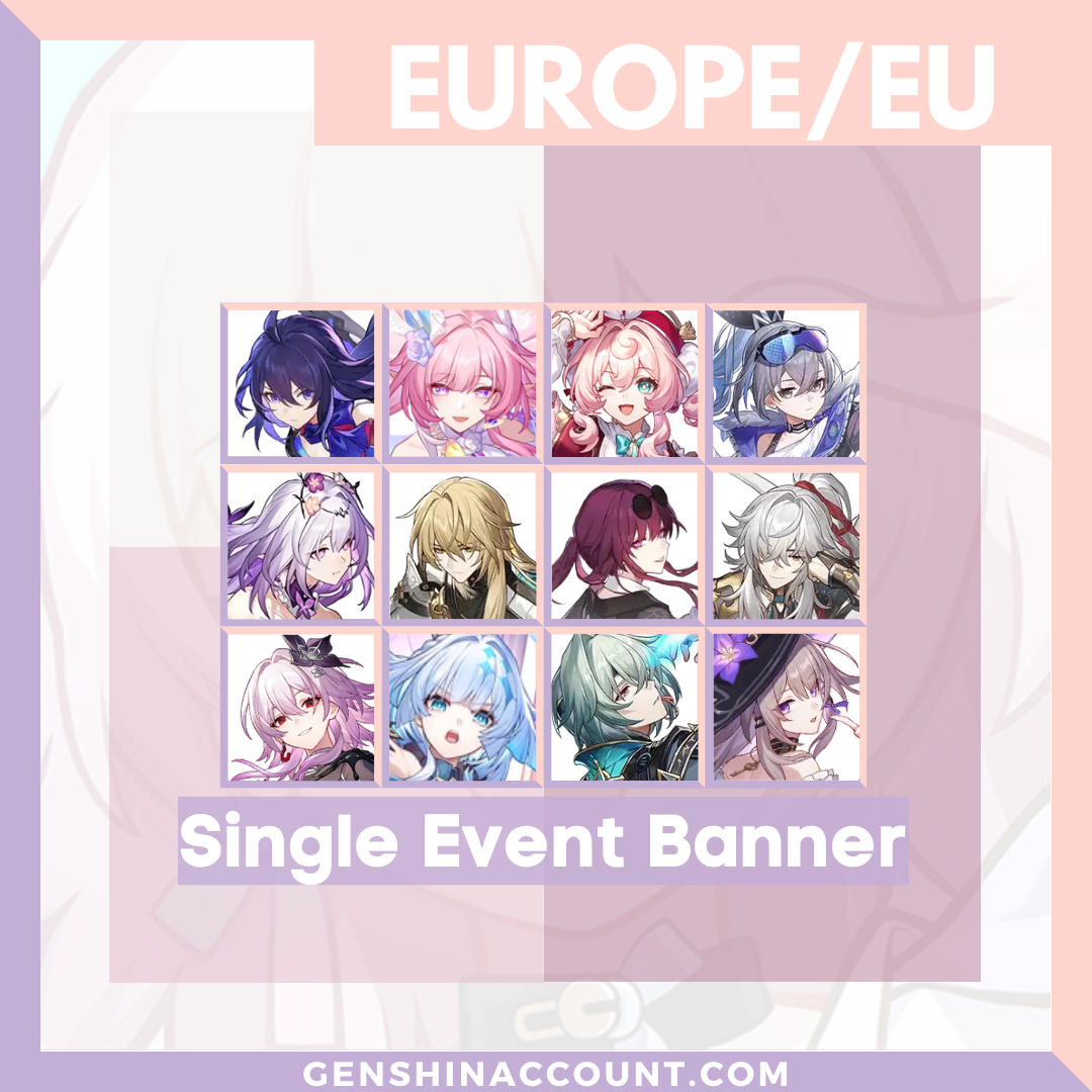 Honkai: Star Rail Banner HSR Starter Account ( Europe )