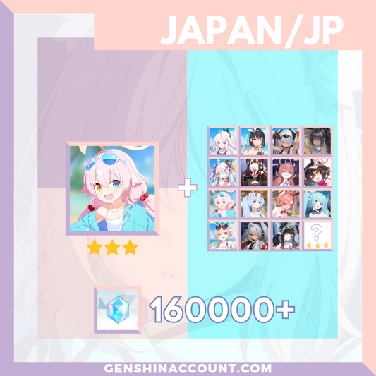 Blue Archive Hoshino (Swimsuit) META 3-Star Pyroxene Limited Starter Account ( Japan )