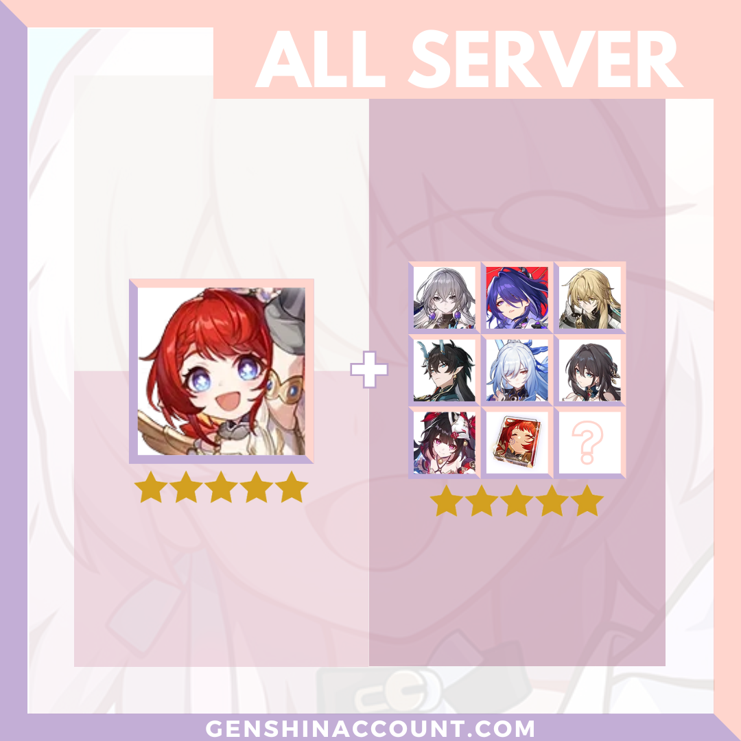 Honkai: Star Rail Tribbie HSR Starter Account ( America | Europe | Asia )