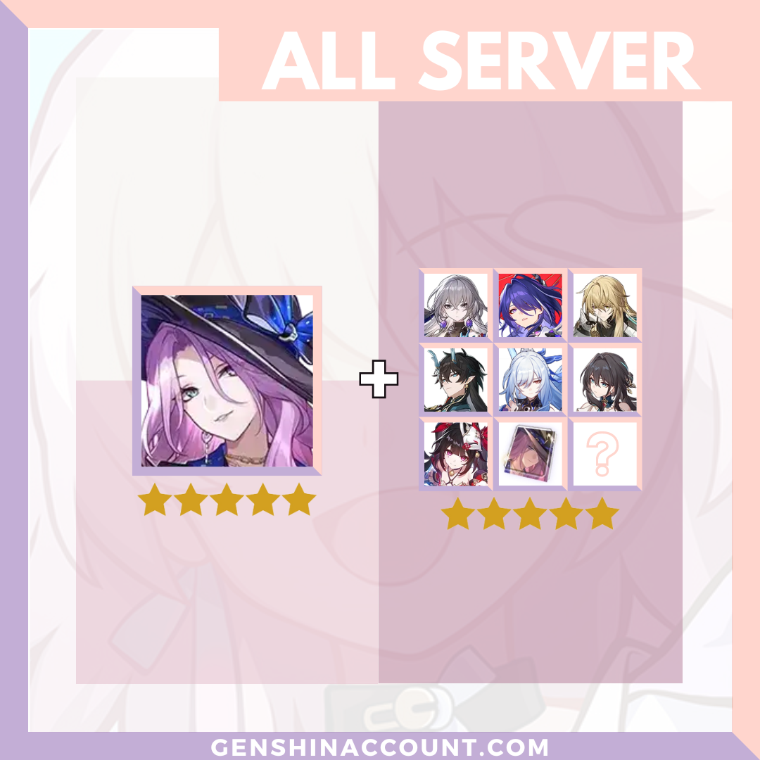 Honkai: Star Rail Jade HSR Starter Account ( America | Europe | Asia )