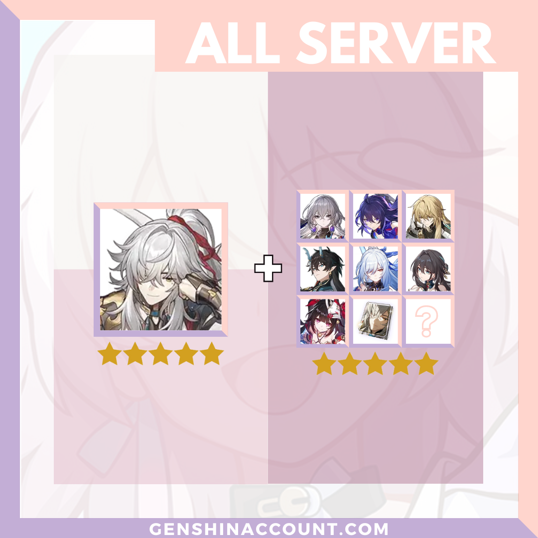 Honkai: Star Rail Jing Yuan HSR Starter Account ( America | Europe | Asia )