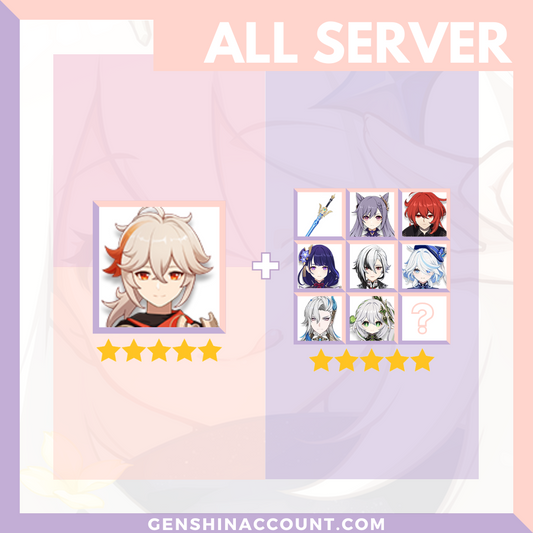 Genshin Impact Kazuha Account ( America | Europe | Asia )