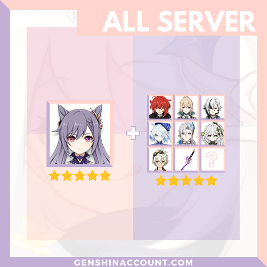 Genshin Impact Keqing Account ( America | Europe | Asia )