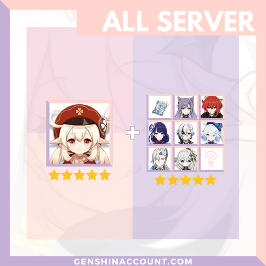 Genshin Impact Klee Account ( America | Europe | Asia )