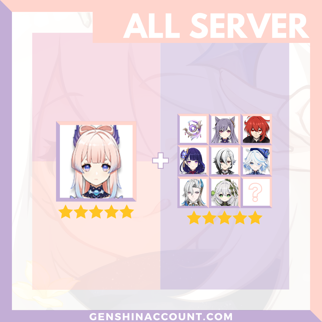 Genshin Impact Kokomi Account ( America | Europe | Asia )