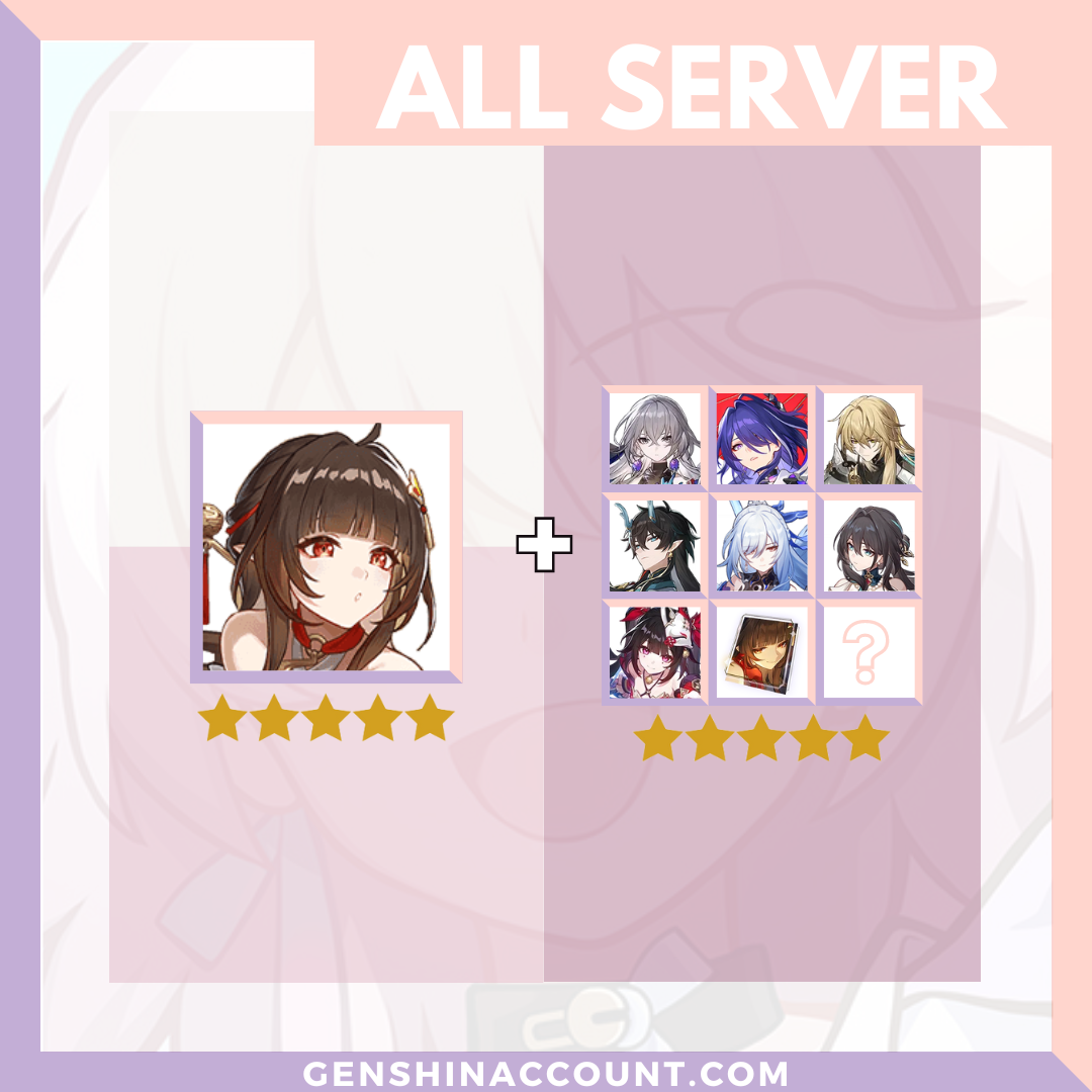 Honkai: Star Rail Lingsha HSR Starter Account ( America | Europe | Asia )