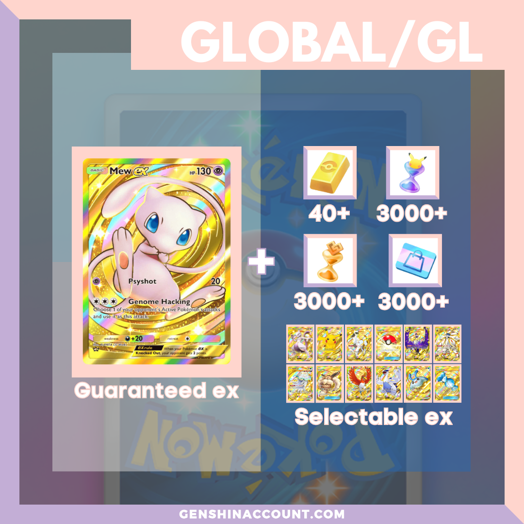 Pokémon TCG Pocket Mew EX Starter Account ( Global )