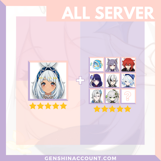 Genshin Impact Mualani Account ( America | Europe | Asia )