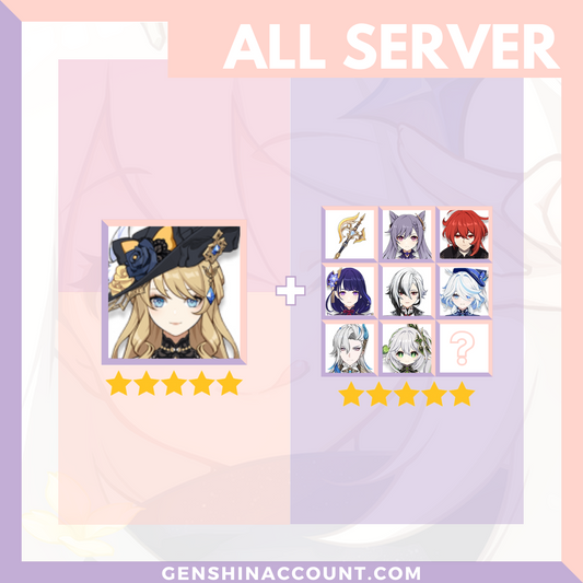 Genshin Impact Navia Account ( America | Europe | Asia )